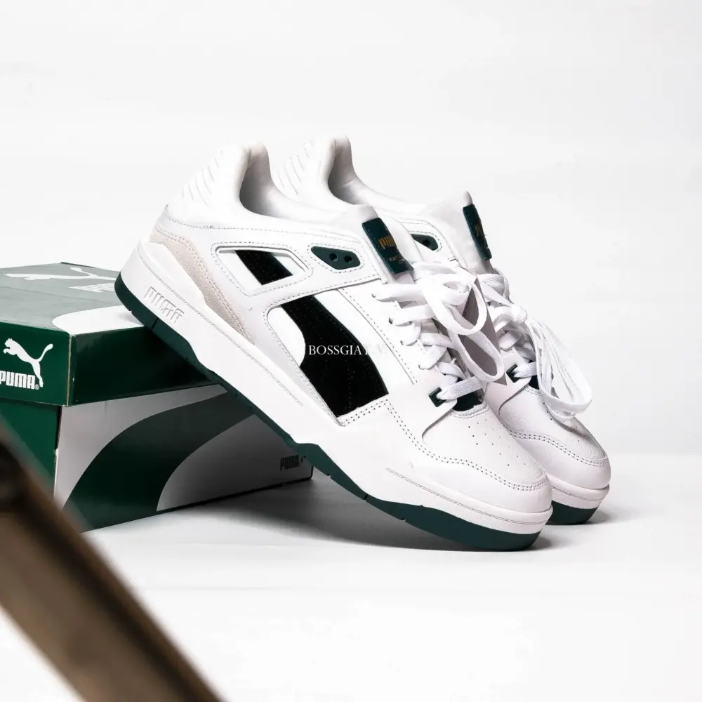 Alternative view of Giày Puma Slipstream Lo Suede 'White Varsity Green' 388634-03