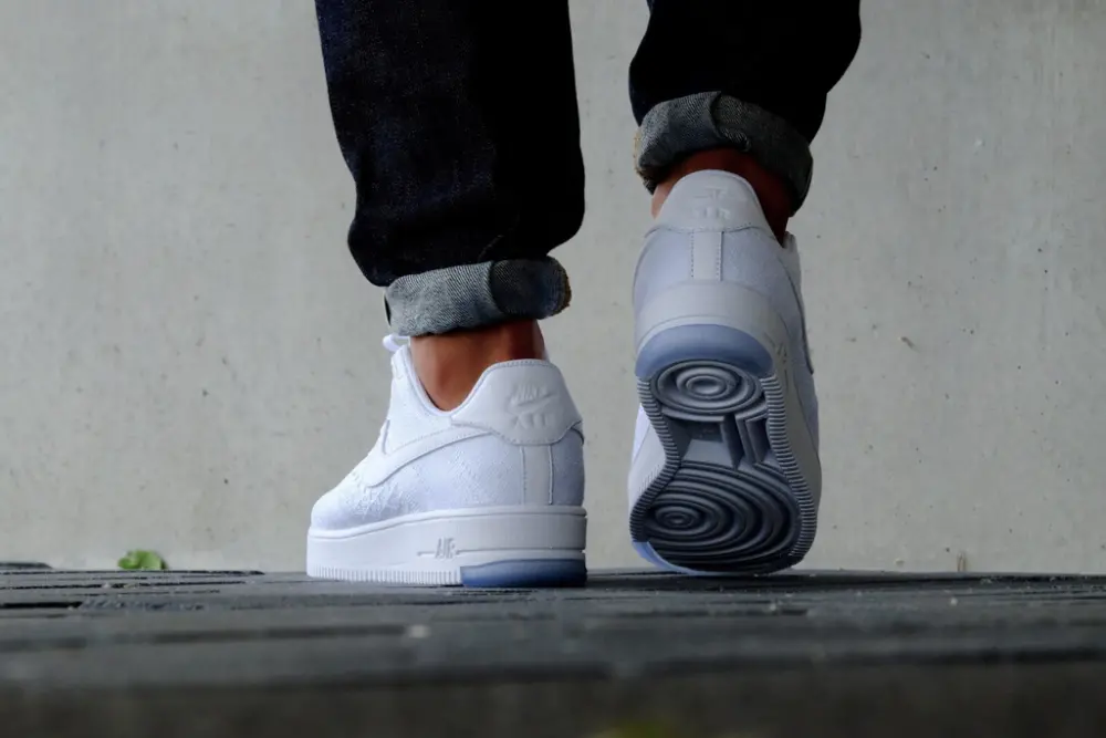 Alternative view of Giày Nike Air Force 1 Ultra Flyknit Low 'White Ice' 817419-100