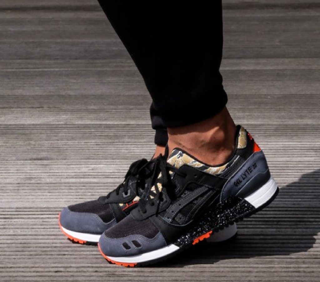 Giày Asics Gel Lyte 3 'Black Camo' H7Y0L-9090 - Ảnh 3