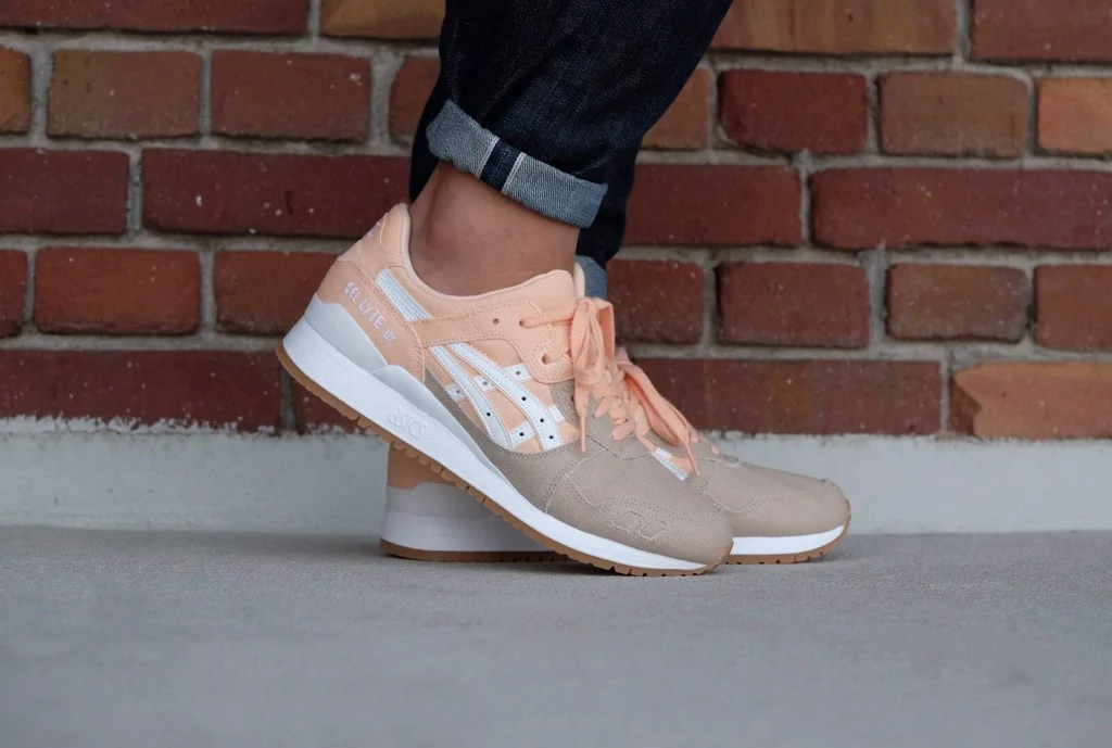 Giày Asics Gel Lyte III Apricot H7F9N - Ảnh 3