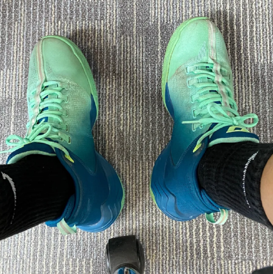 Giày Nike Jordan CP3.IX Low Top Basketball 'Blue Green' 845340-300 - Ảnh 3