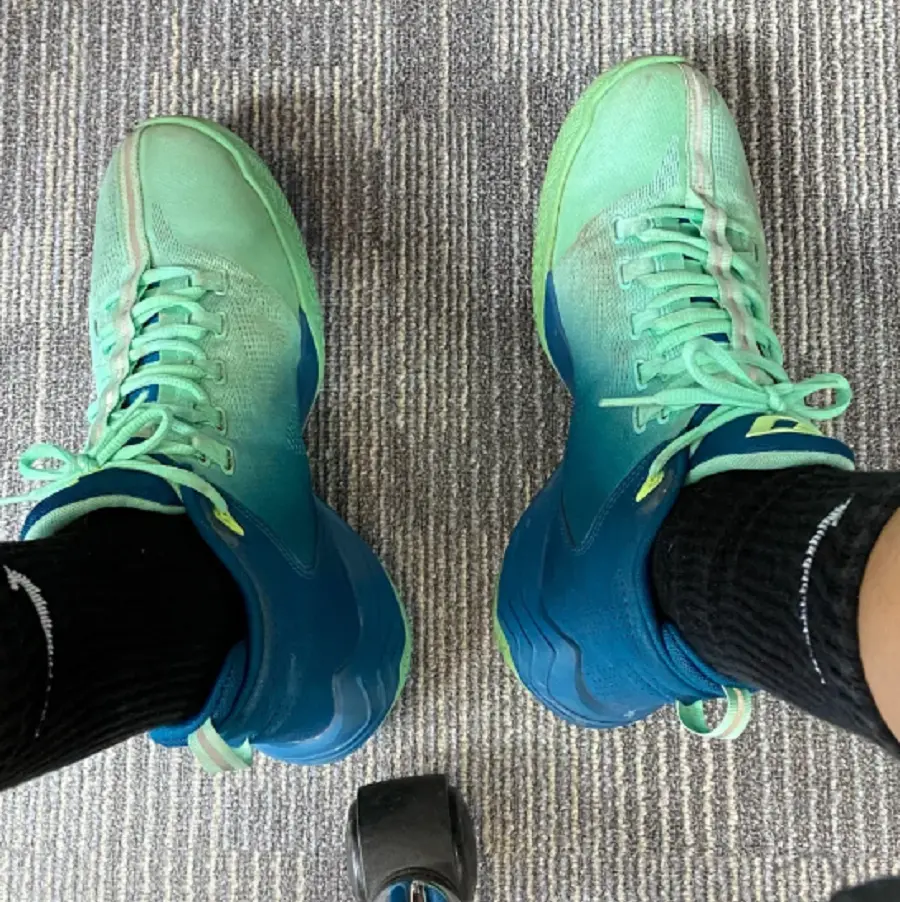 Giày Nike Jordan CP3.IX Low Top Basketball 'Blue Green' 845340-300 - Ảnh 3