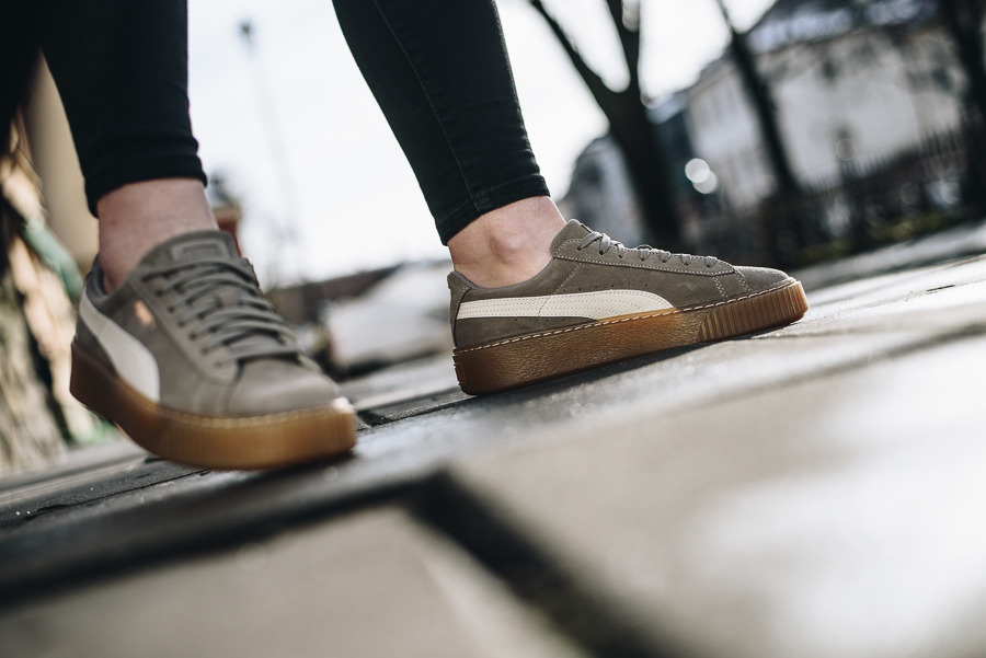 Giày Puma Suede Platform SNK 'Rock Ridge' 363906-05 - Ảnh 3