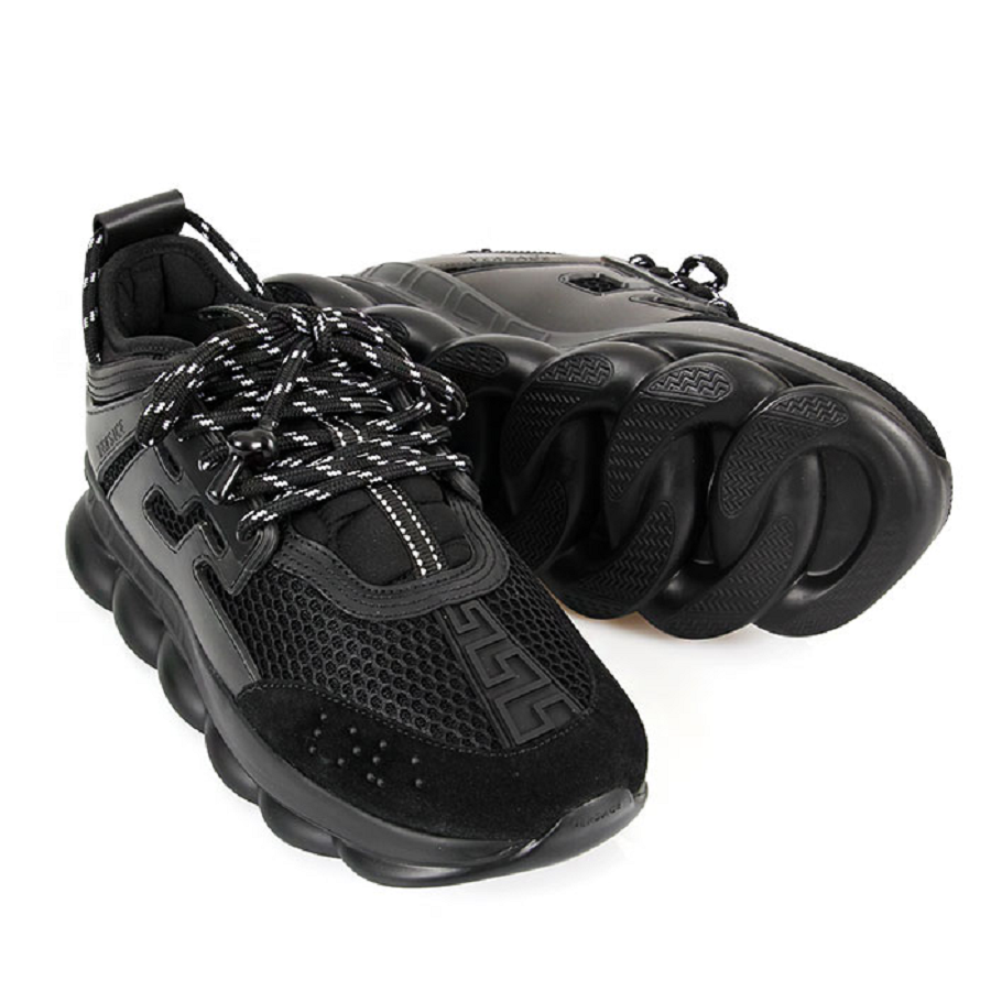 Giày Versace Chain Reaction 'Triple Black' DSU7071E-D7CTG-D41 - Ảnh 5