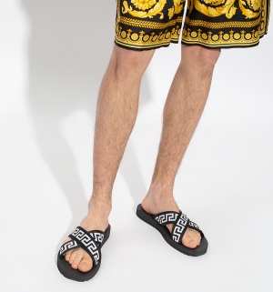 Alternative view of Dép Versace Black Patterned 'Black' DSU8569-DNS9C-2B02V