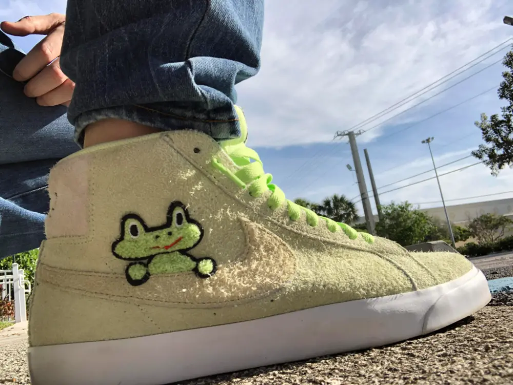 Giày Nike Frog Skateboards x Blazer Mid SB QS 'Frog Skateboards' AH6158-300 - Ảnh 5