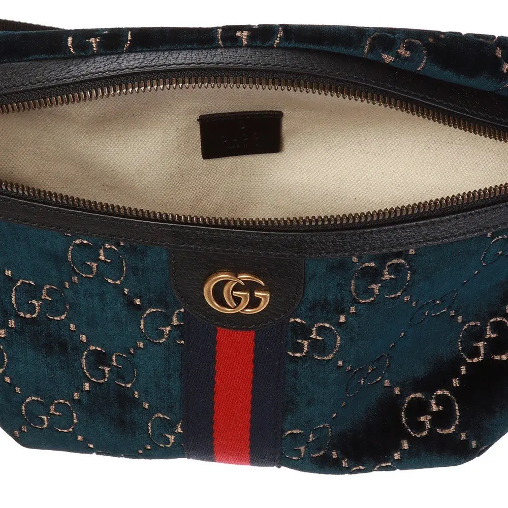 Túi Gucci Belt Bag Web Stripe 'Navy Blue' 574968-GZ8BT-4169 - Ảnh 6