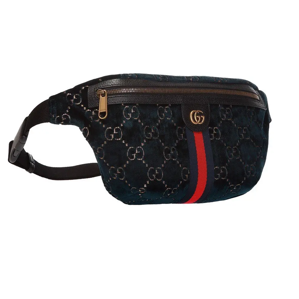 Túi Gucci Belt Bag Web Stripe 'Navy Blue' 574968-GZ8BT-4169 - Ảnh 4