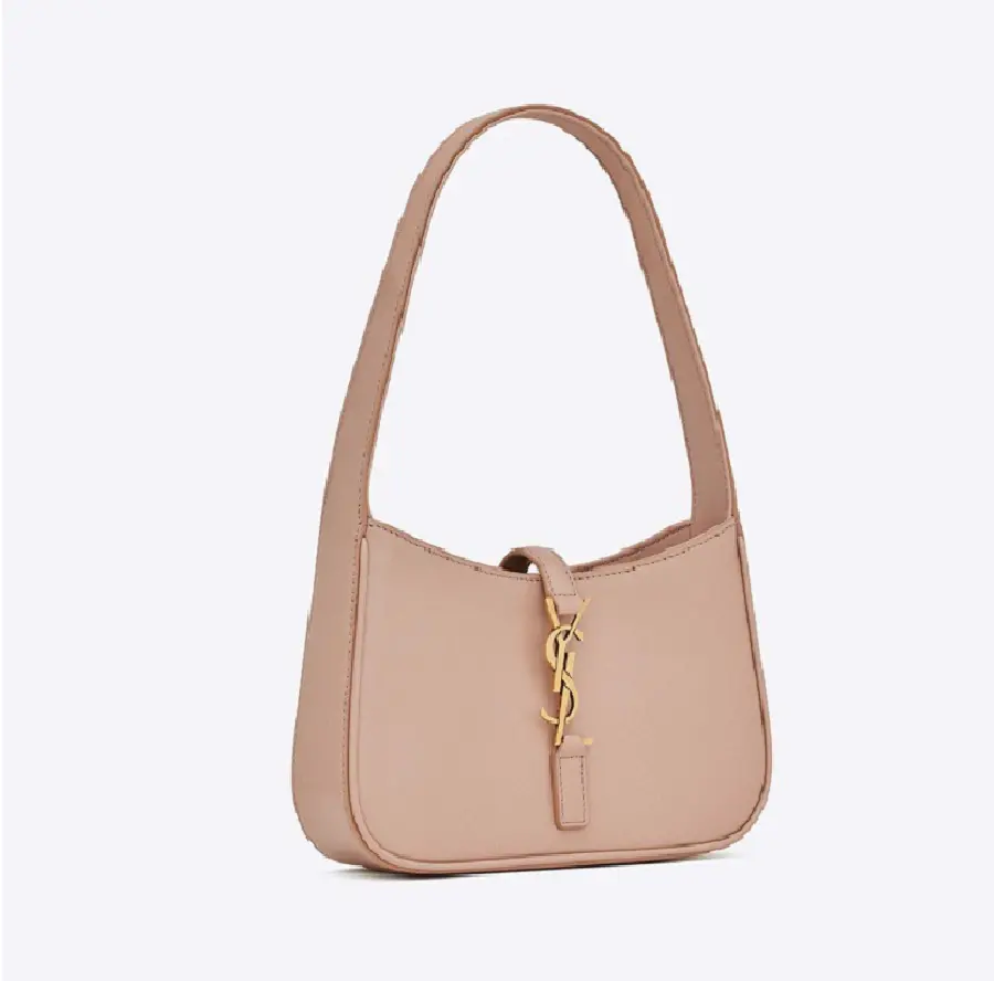Alternative view of Túi Saint Laurent Le 5 À 7 'Rosy Sand' 7103182R20W2738