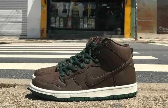 Giày Nike Dunk High SB Baroque Brown CV1624-200 - Ảnh 6