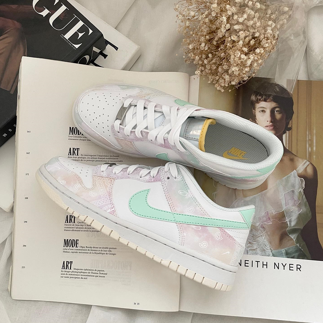 Giày Nike Dunk Low 'Pastel Paisley' FJ7707-131 - Ảnh 5