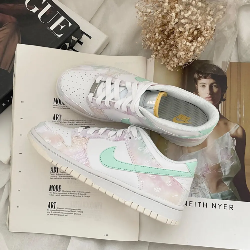 Giày Nike Dunk Low 'Pastel Paisley' FJ7707-131 - Ảnh 5