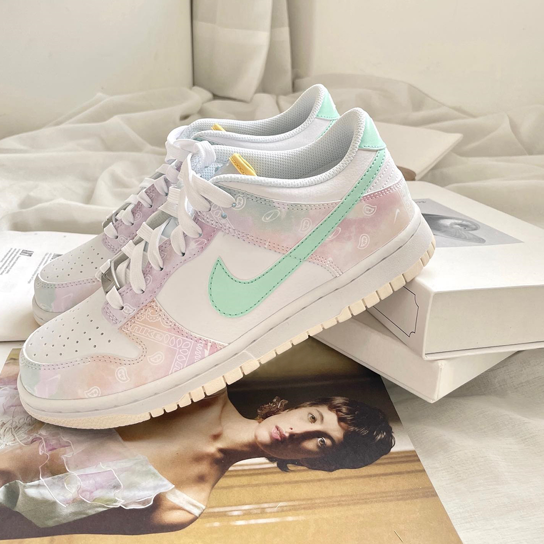 Giày Nike Dunk Low 'Pastel Paisley' FJ7707-131 - Ảnh 4