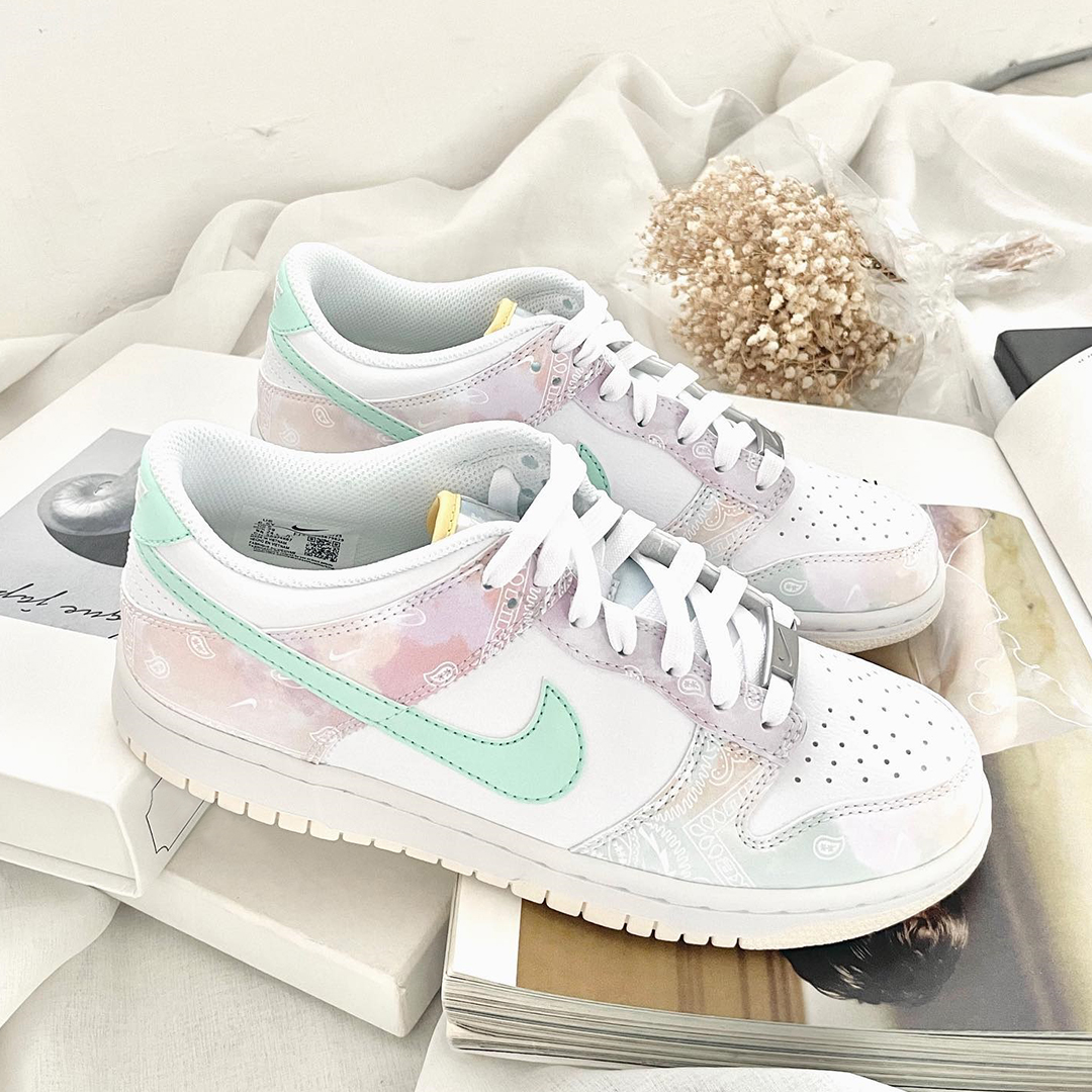 Giày Nike Dunk Low 'Pastel Paisley' FJ7707-131 - Ảnh 2