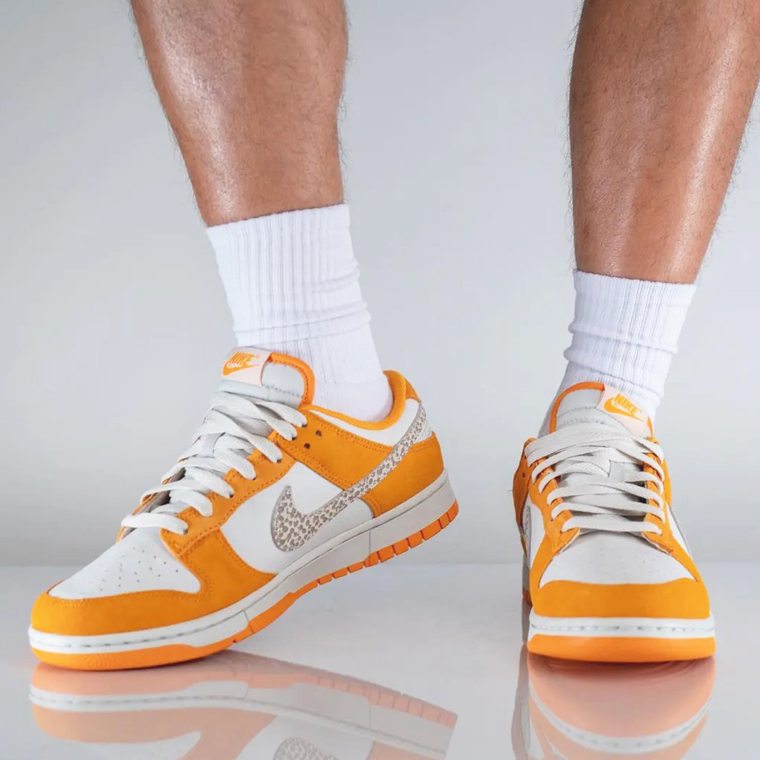 Giày Nike Dunk Low 'Safari Swoosh Kumquat' DR0156-800 - Ảnh 4