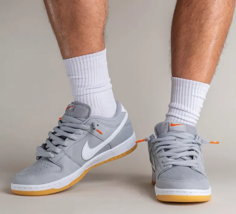 Giày Nike SB Dunk Low ‘Orange Label Grey Gum’ DV5464-001 - Ảnh 5
