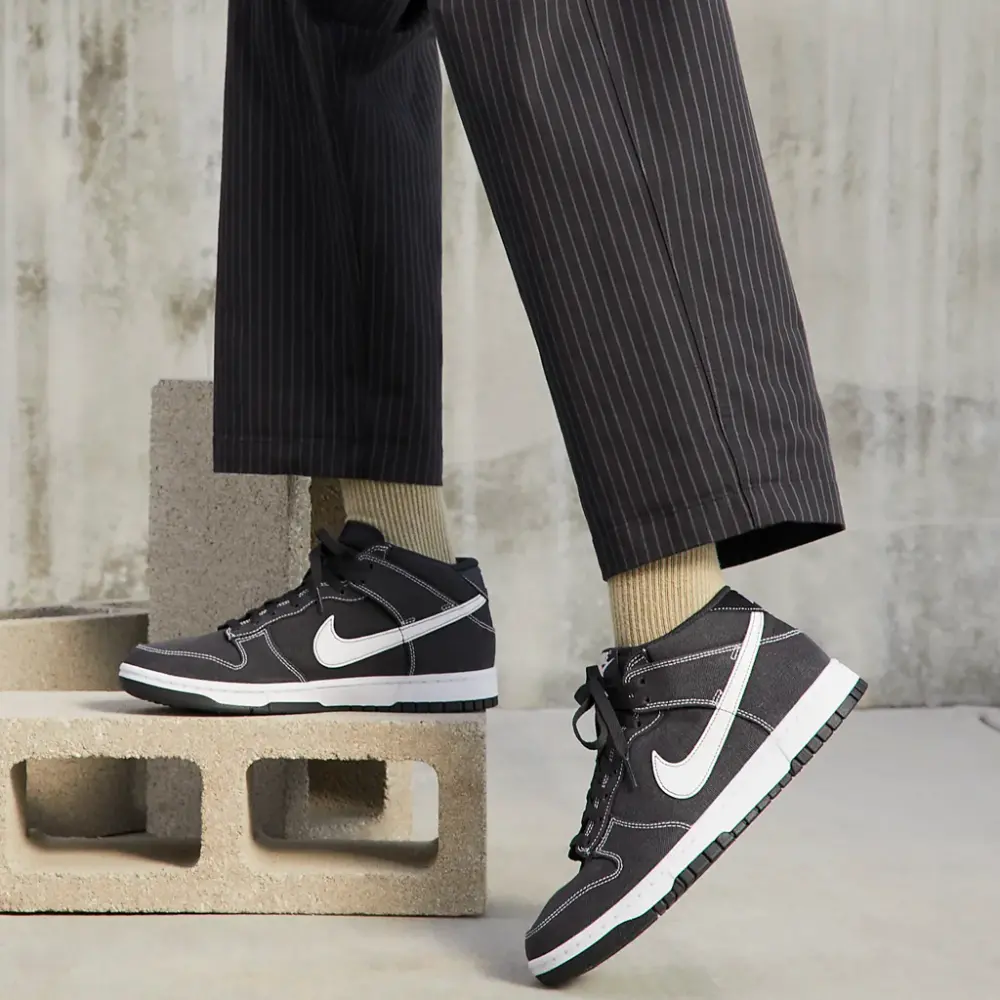 Giày Nike Dunk Mid 'Off Noir White' DV0830-001 - Ảnh 4
