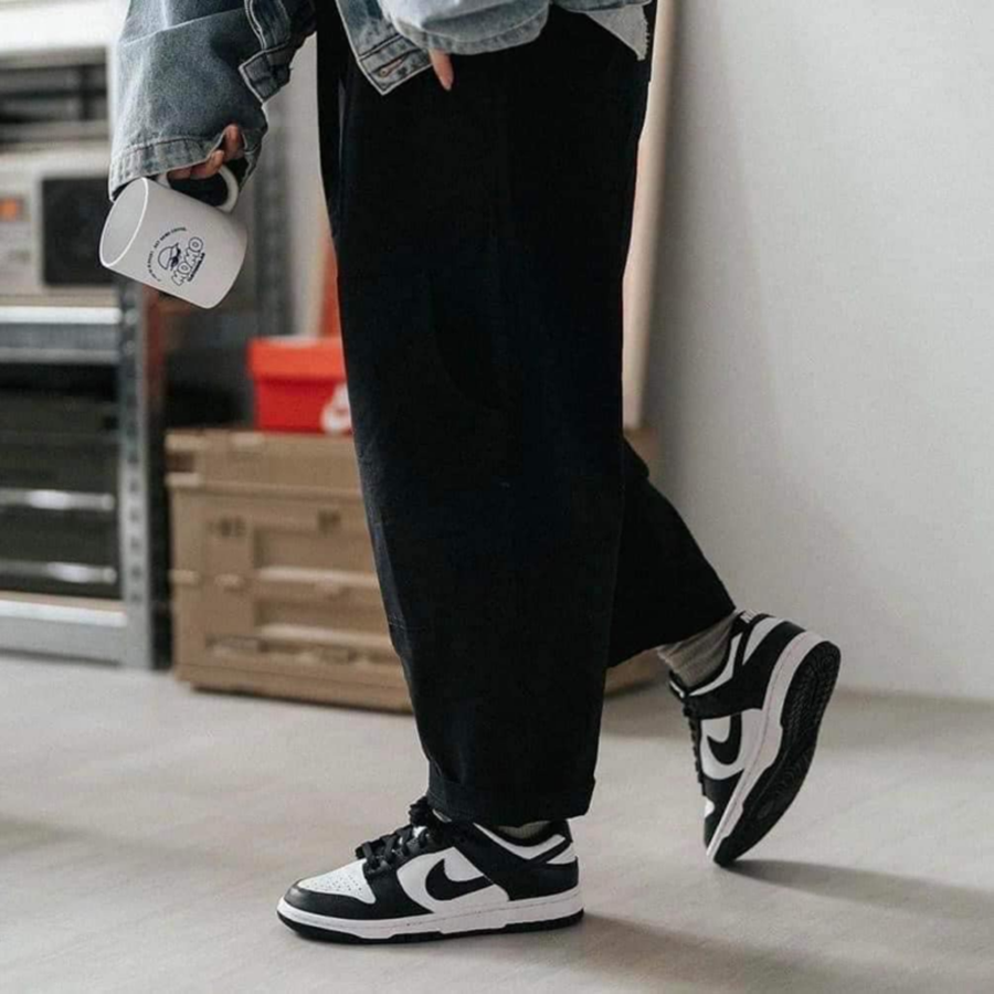 Giày Nike Dunk Low 'Black White' DD1391-100 - Ảnh 4