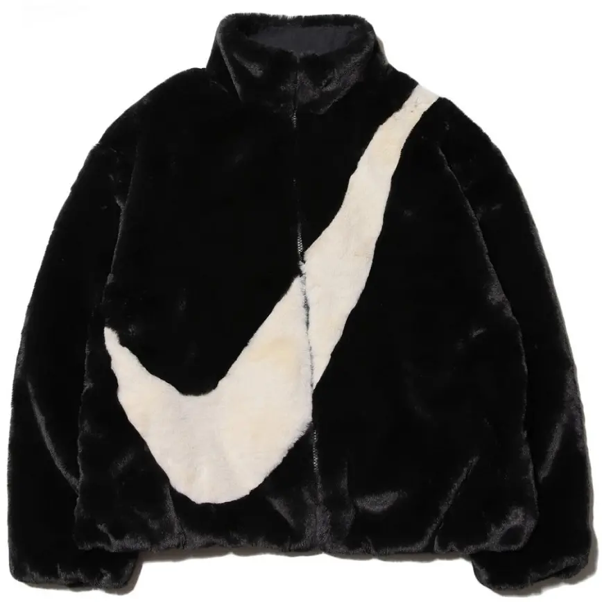 Áo Nike Women's Sportswear Faux Fur Jacket 'Black' CU6559-010