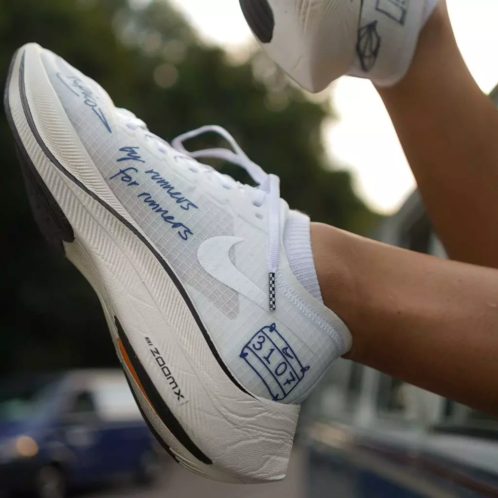 Giày Nike ZoomX Vaporfly NEXT% 'Blue Ribbon Sports' CU4844-100 - Ảnh 4