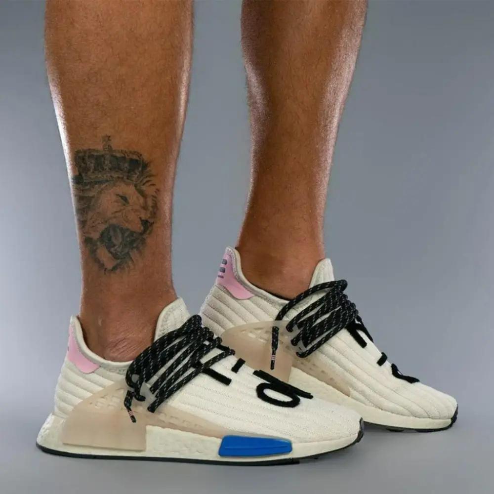 Alternative view of Giày Adidas Pharrell x NMD Human Race 'Cream' Q46454