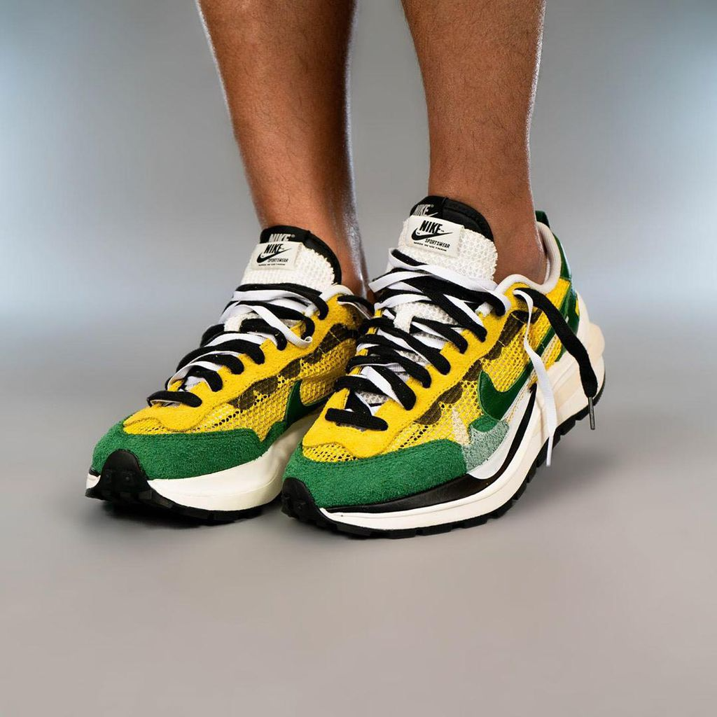 Giày Sacai x Nike VaporWaffle 'Tour Yellow' CV1363-700 - Ảnh 3