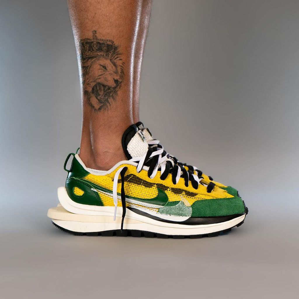 Giày Sacai x Nike VaporWaffle 'Tour Yellow' CV1363-700 - Ảnh 4