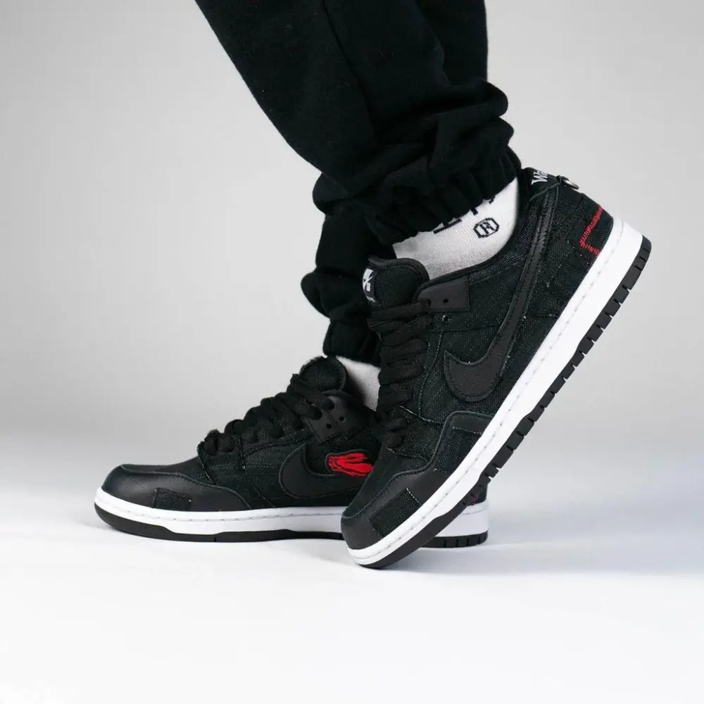 Alternative view of Giày Nike Wasted Youth x Dunk Low SB 'Black Denim' DD8386-001
