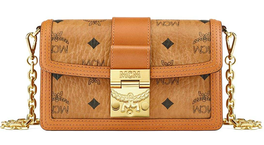 Túi MCM mini Gretl Crossbody In Visetos 'Cognac' MWRBAWO05CO001 - Ảnh 5