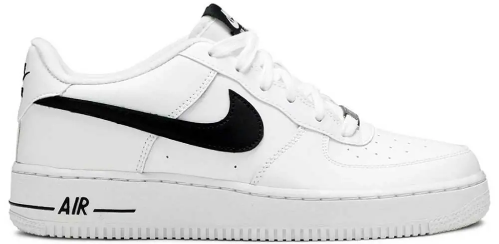 Giày Nike Air Force 1 'White Black' GS CT7724-100