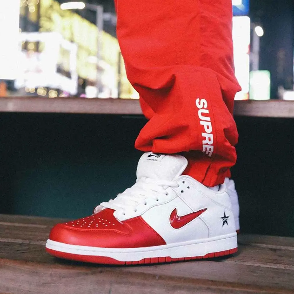 Giày Nike Supreme x Dunk SB Low 'Varsity Red' CK3480-600 - Ảnh 6