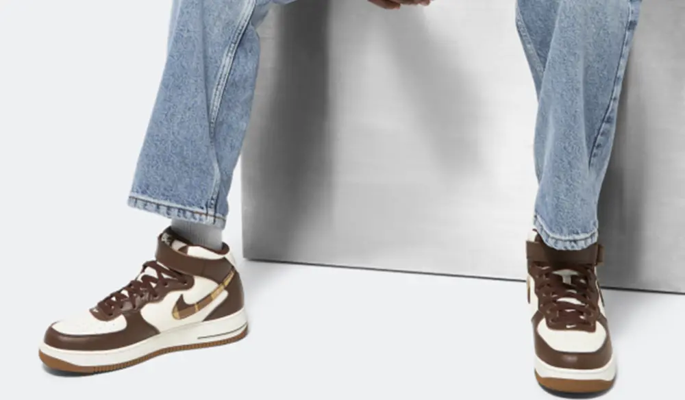 Alternative view of Giày Nike Air Force 1 Mid '07 Lx 'Cacao Wow' DV0792-100