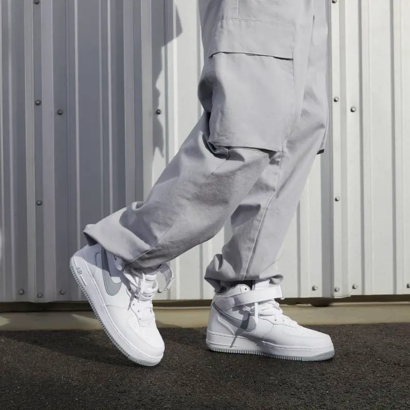 Alternative view of Giày Nike Air Force 1 Mid '07 'White Wolf Grey' DV0806-100