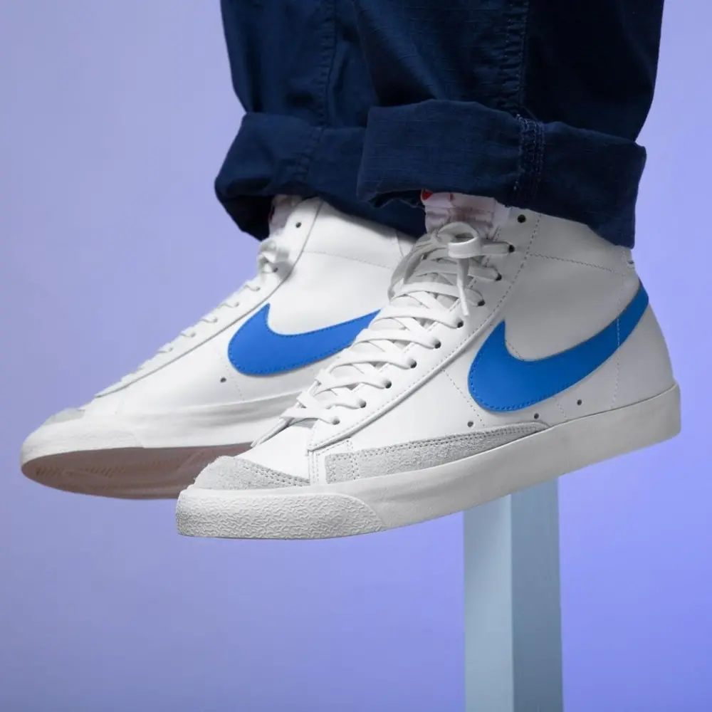 Giày Nike Blazer Mid '77 Vintage 'Pacific Blue' BQ6806-400 - Ảnh 5