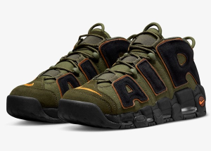 Alternative view of Giày Nike Air More Uptempo 96 'Cargo Khaki Alpha Orange' DX2669-300