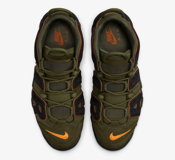 Giày Nike Air More Uptempo 96 'Cargo Khaki Alpha Orange' DX2669-300 - Ảnh 3