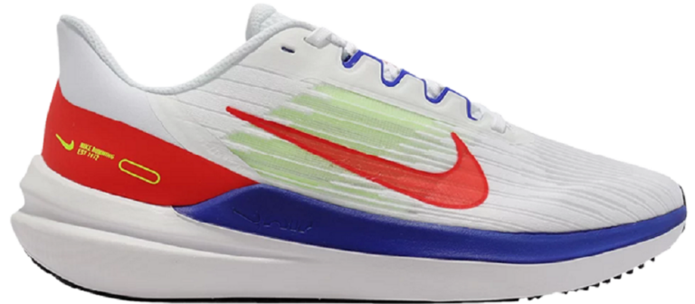 Giày Nike Air Winflo 9 'White Racer Blue Crimson' DX3355-100