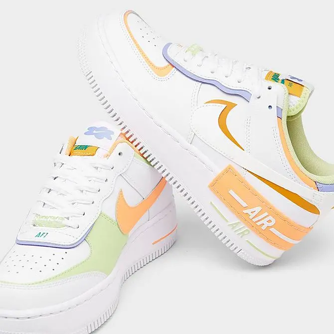 Giày Nike Air Force 1 Low Shadow 'White Peach Cream Lime' DX3718-100 - Ảnh 3