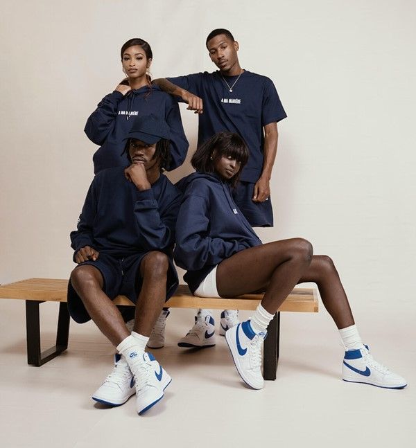 Giày Nike Air Ship A Ma Maniére Game Royal 'White' DX4976-141 - Ảnh 5