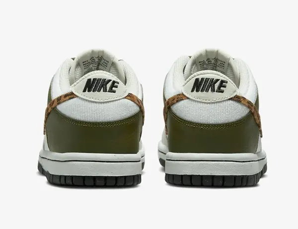 Giày Nike Dunk Low Olive Leopard (GS) DX9282-100 - Ảnh 4