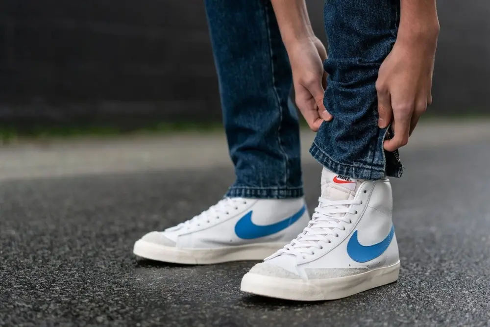 Giày Nike Blazer Mid '77 Vintage 'Pacific Blue' BQ6806-400 - Ảnh 6