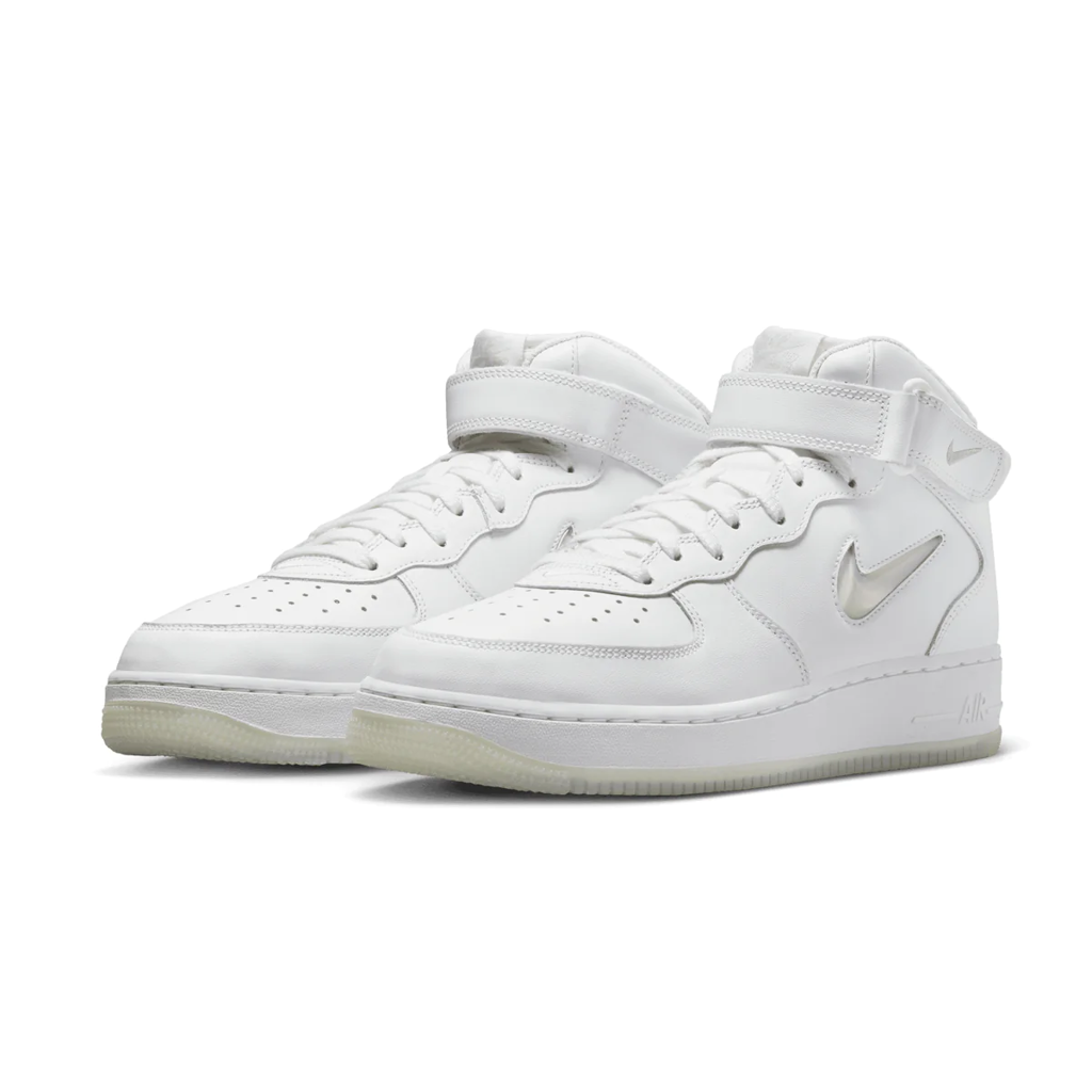 Giày Nike Air Force 1 Mid '07 'Colour Of The Month Summit White' DZ2672-001 - Ảnh 3