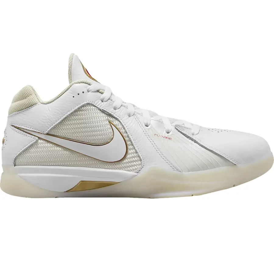 Giày Nike Zoom KD 3 Retro 'White Metallic Gold' DZ3009-100