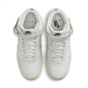 Alternative view of Giày Nike Air Force 1 ’07 Mid ‘White Canvas’ DZ4866-121