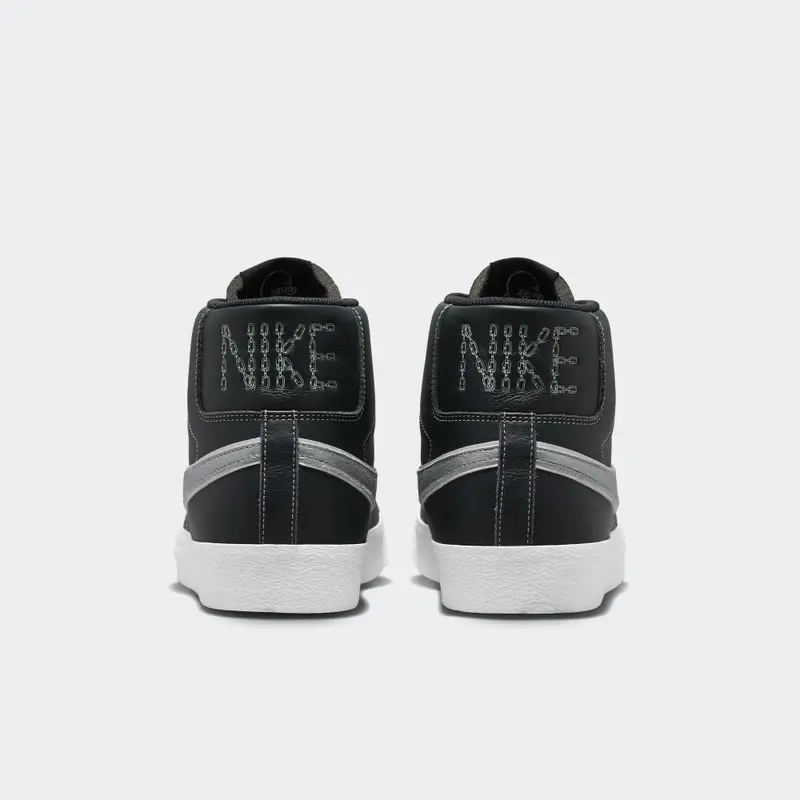 Giày Nike SB Zoom Blazer Mid 'Mason Silva Dark Obsidian Metallic Silver' DZ7260-400 - Ảnh 4