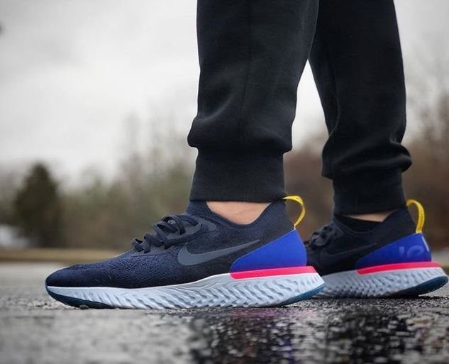 Giày Nike Epic React Flyknit 'College Navy' AQ0067-400 - Ảnh 4