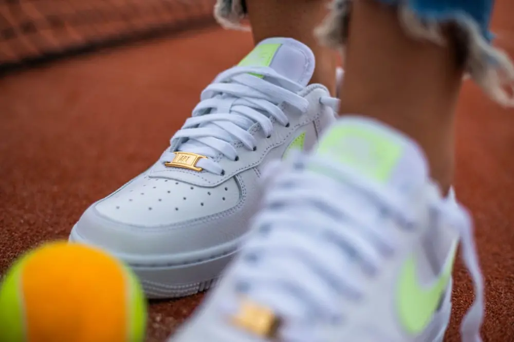 Alternative view of Giày Nike Air Force 1 '07 White Barely Volt' 315115-159