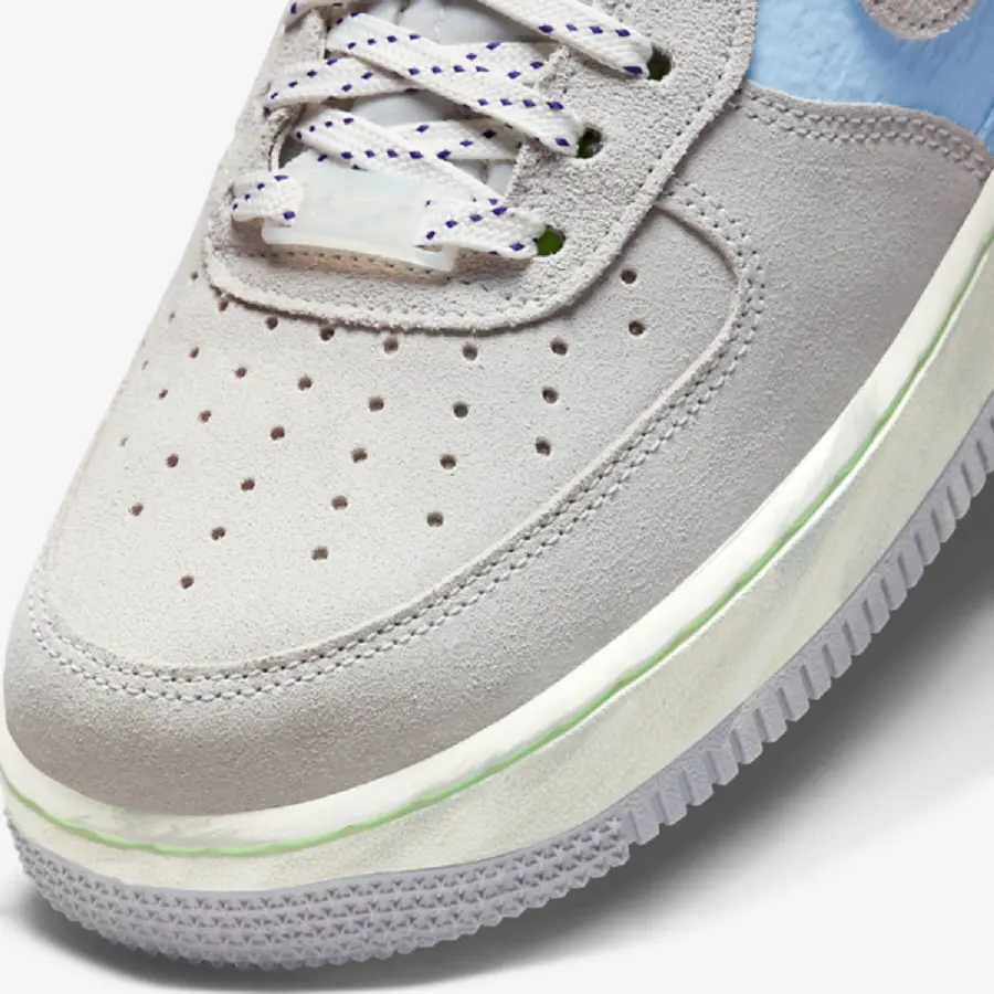 Giày Nike WMNS Air Force 1 Low 07 LX Greystone Light Blue DO2339-114 - Ảnh 3