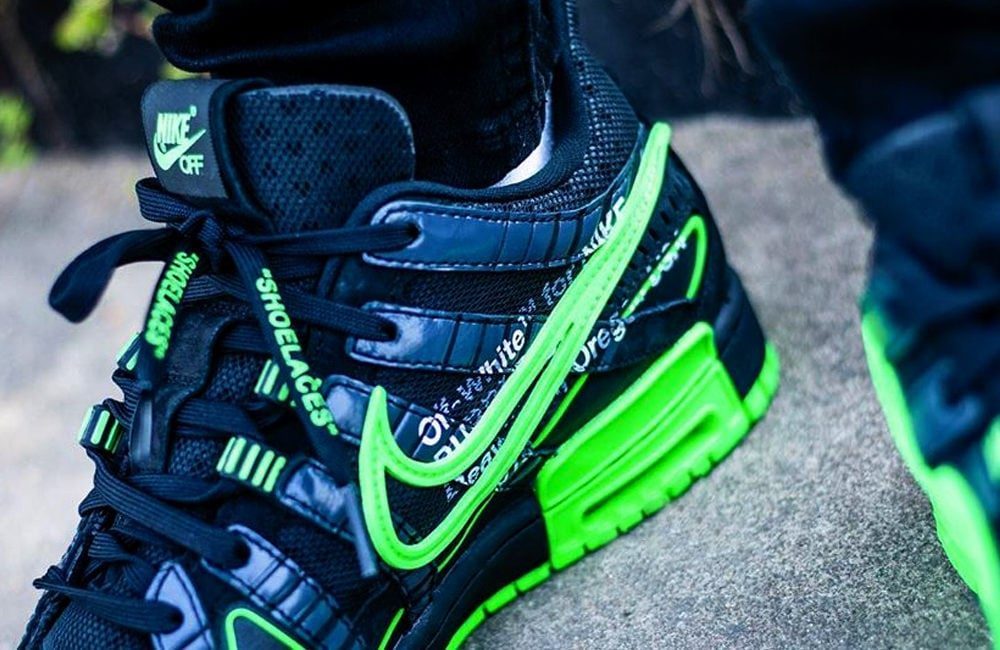 Giày Nike Air Rubber Dunk Off-White 'Green Strike' CU6015-001 - Ảnh 3