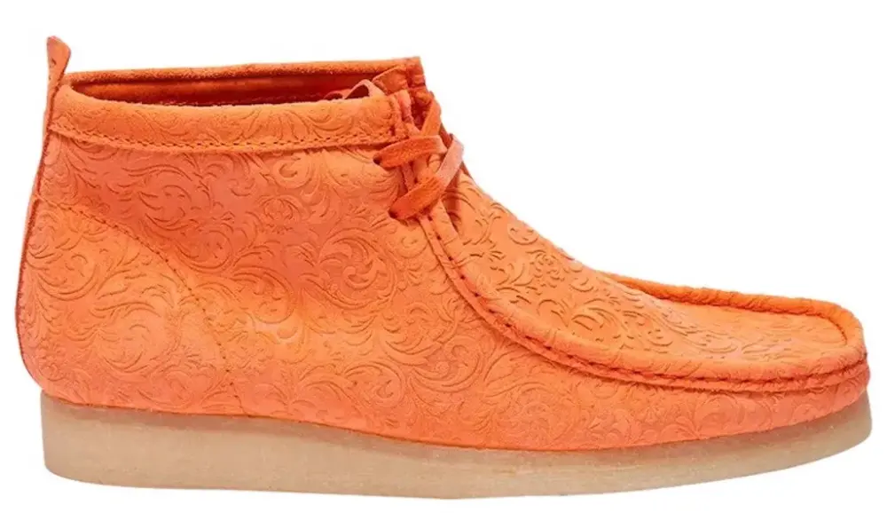 Giày Clarks x END Wallabee Boots 'Orange Floral' 261-63420